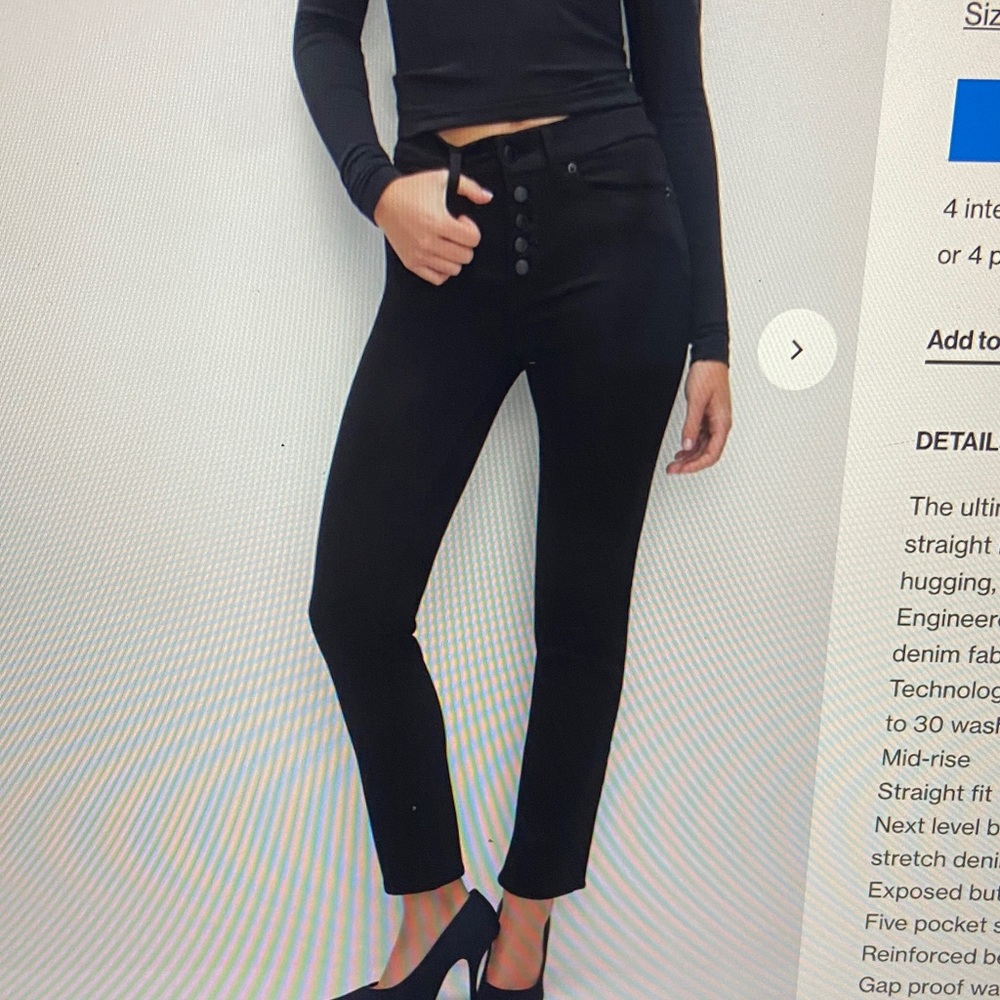 Good American straight leg Jeans